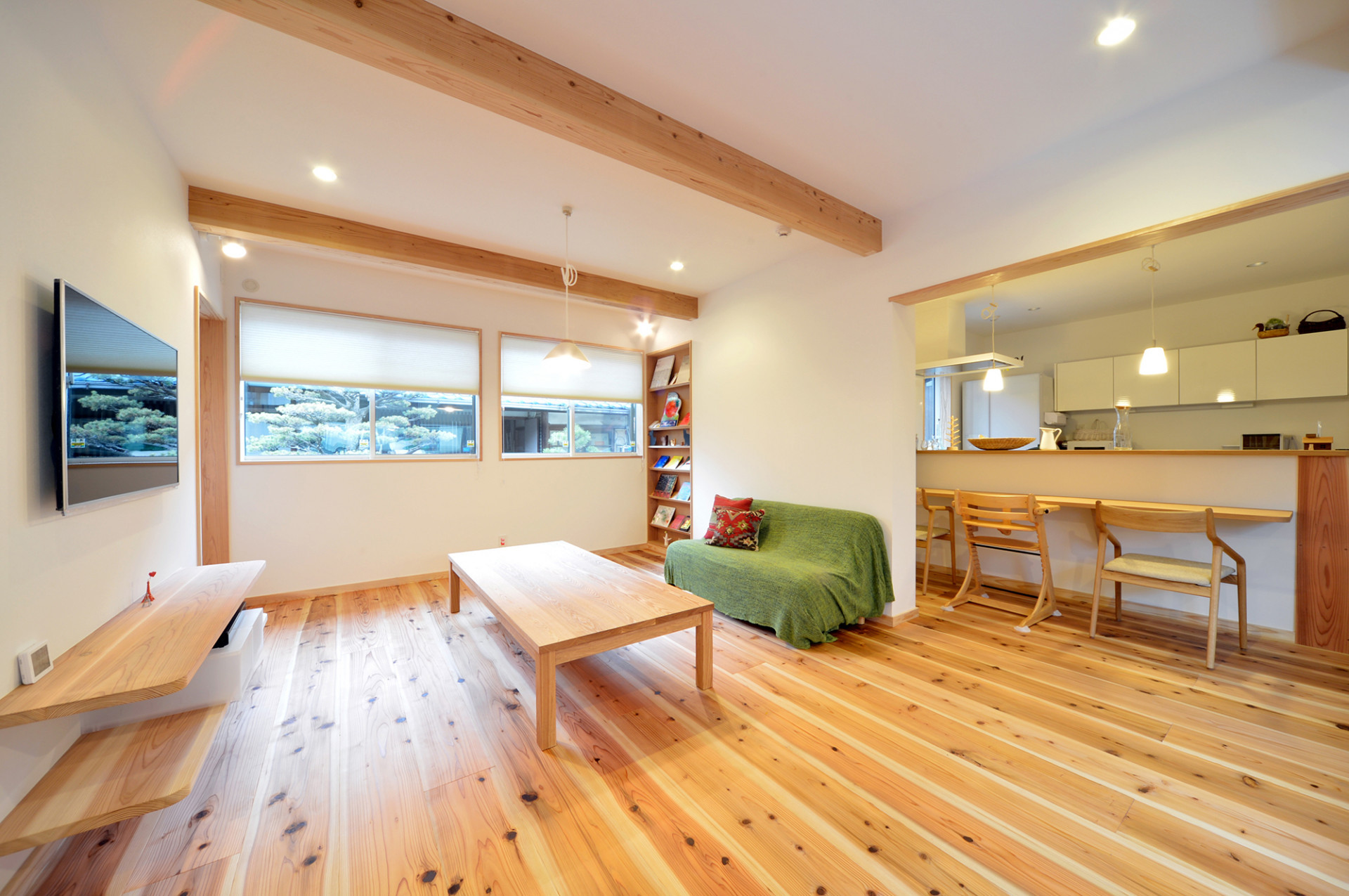 遠赤外線を使用した床暖房なので冷えにお悩みの方に最適です